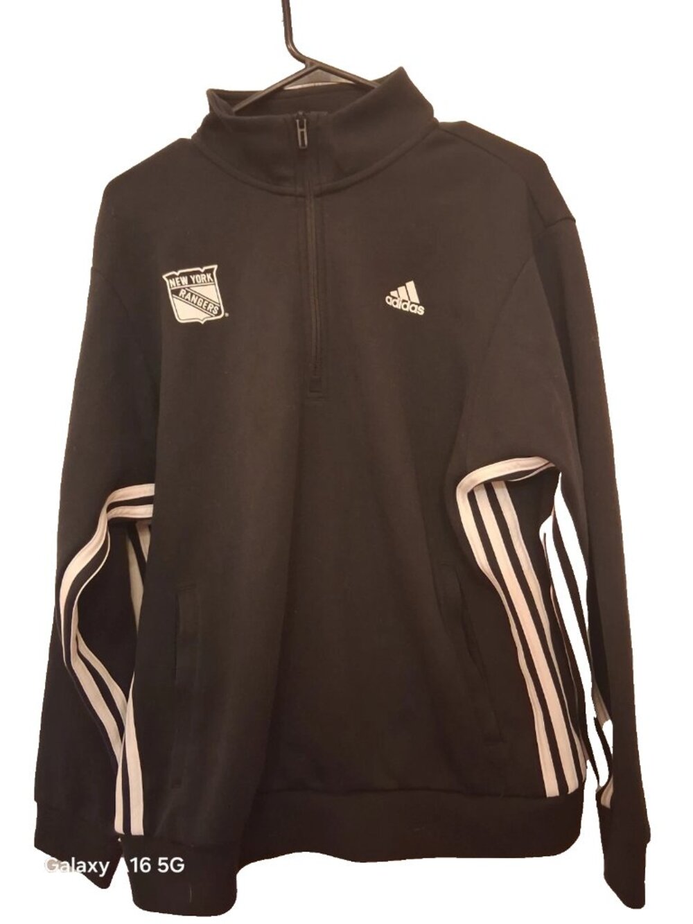 Adidas - New York Rangers zip up pull over - Medium - mens